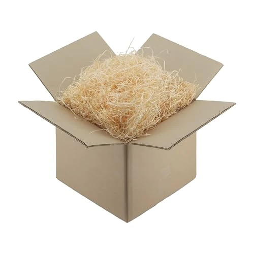Offerta a tempo: IMBALLAGGI 2000-1Kg Trucioli Legno Naturale Inodore, Paglia per Cesti Natalizi, Regali di Natale e Confezione Regalo, Riempimento Imballaggio per Spedizioni Pacchi, Paglietta Decorativa per Scatole - 0.00% da 14.67 € a 14.67 €