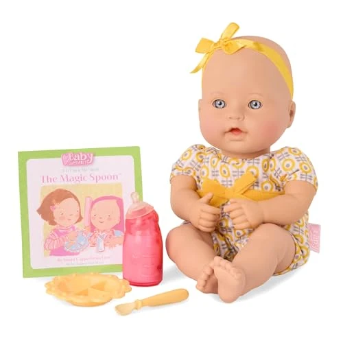 Limited offer: Baby Sweetheart by Battat – Feeding Time 12-Inch Doll for Newborn with Soft Body & Easy – to – Read Story Book and Accessories from 10.96 EUR to 9.75 EUR (save 11%)