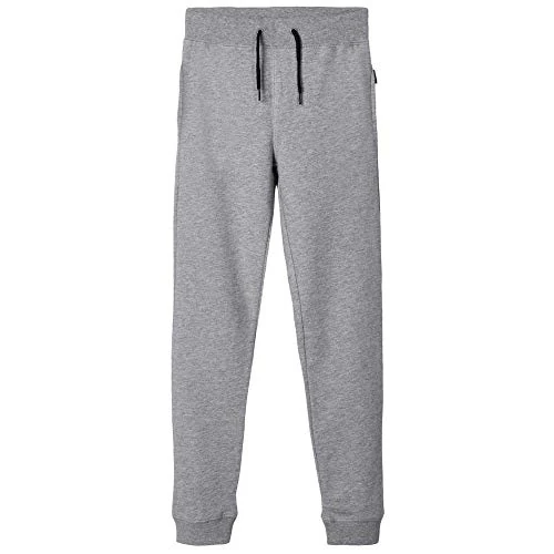 Name It Nkmsweat Pant Unb Noos, Pantaloni Sportivi Bambini e ragazzi, Grigio (Grey Melange), 134