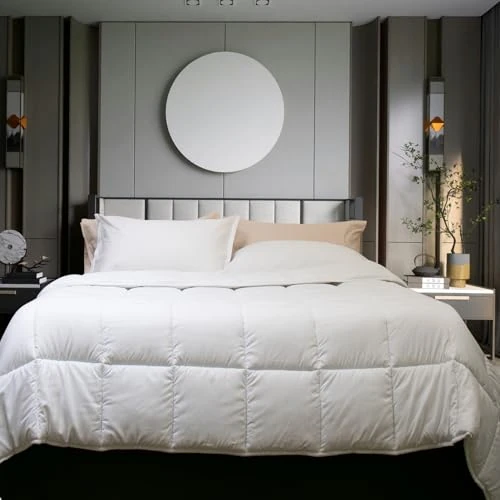 Gabel nottetempo Down Jacket Microfibre Warm Microfibre (1.5 cm) 205 x 250 x 1.5 cm Bianco