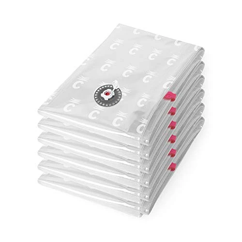 Oferta limitowana: Compactor Aspispace Ran8717 Zestaw 6 Worków Do Przechowywania Próżniowego, 80 X 130 cm, Przezroczyste z 72.56 zł na 72.56 zł (oszczędź 0.00%)
