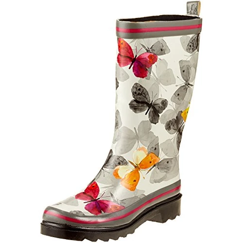 Zeitlich begrenztes Angebot: Beck Damen Schmetterlinge Gummistiefel, Mehrfarbig, 40 EU von 36.99 € auf 30.70 € (17% Rabatt)