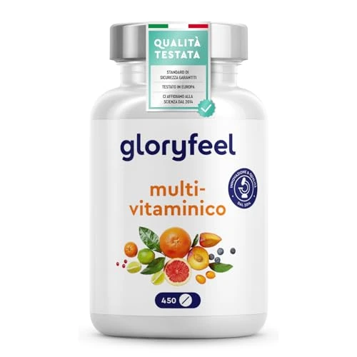 Limited offer: Multivitamins & Minerals - 450 Vitamin Tablets (Value Pack for Sharing) - High Dose Multivitamin for Men & Women - Immunity Supplements with All Essential Active Vitamins and Minerals A-Z from 19.98 EUR to 9.99 EUR (save 50%)