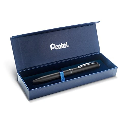 Oferta limitada: Pentel BL2007 EnerGel Roller Gel de alta gama retráctil punta 0,7 mm, cuerpo de metal mate negro – Caja de regalo de 16.04 EUR a 16.04 EUR (ahorro 0%)