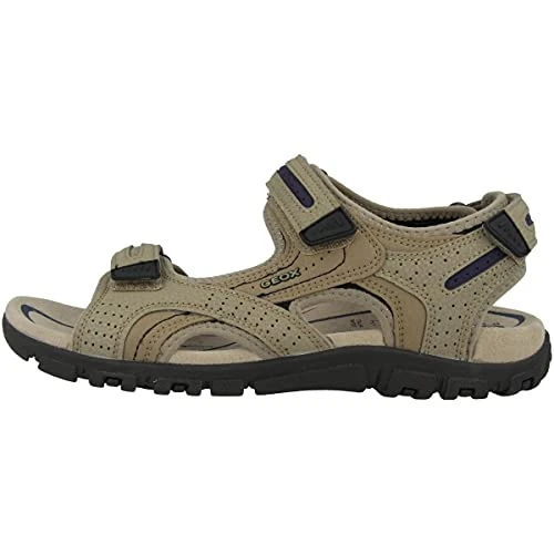 Limited-time offer: Geox Mens Uomo Strada Sandals, Sand Navy, 7 UK from 39.99 GBP to 37.46 GBP (save 6%)