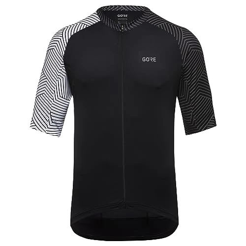 Limited-time offer: GORE WEAR Mens C5 JERSEYS, Black/White, M EU from 44.21 £ to 44.21 £ (save 0.00%)
