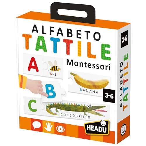 Offre limitee: Headu - Montessori Alphabet Tactile, Multicolore, IT20164 de 17.21 EUR a 17.21 EUR (economie 0%)