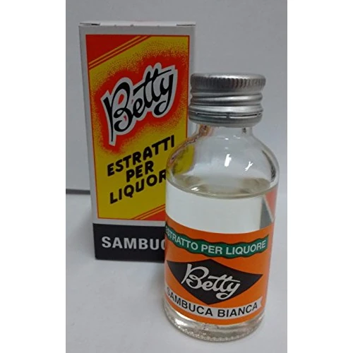 Estratti per liquori Betty estratto Sambuca Bianca Dose 1 litro di liquore