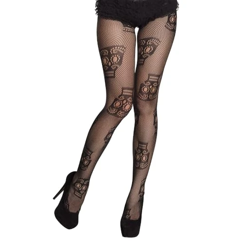 Offre limitée : Boland - Collants Femme Pantalon Extensible Day of the Dead Nylon Carnaval Fête à thème Fête à thème de 9.22 € à 9.22 € (0.00% de remise)