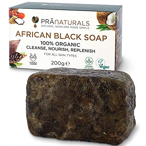 Offerta a tempo: Pranaturals Sapone nero africano grezzo e 100% biologico, 200 g - 0.00% da 12.99 € a 12.99 €