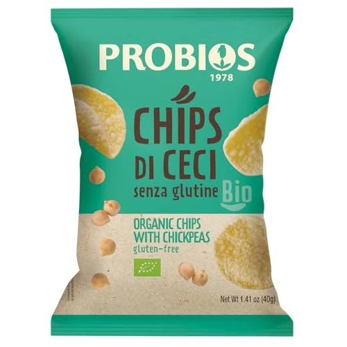 Probios Chips con garbanzos bio embalaje 12 x 40g