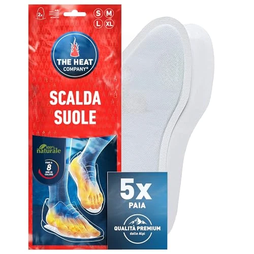 Zeitlich begrenztes Angebot: THE HEAT COMPANY Sohlenwärmer - EXTRA WARM - 8h warme Füße - Wärmesohlen | 5 Paar, 100% natürlich, sofort einsatzbereit, Fußwärmer, luftaktivierte Sohlen für warme Füße, Wärmepads Füße, XL: 44-46 von 13.99 € auf 11.88 € (15% R