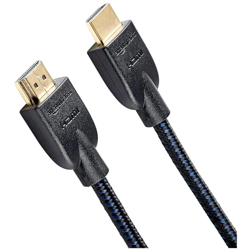 Begrenztes Angebot: Amazon Basics Geflochtenes HDMI-Kabel, 1.8 m, Schwarz von 5.99 EUR auf 4.55 EUR (Rabatt 24%)