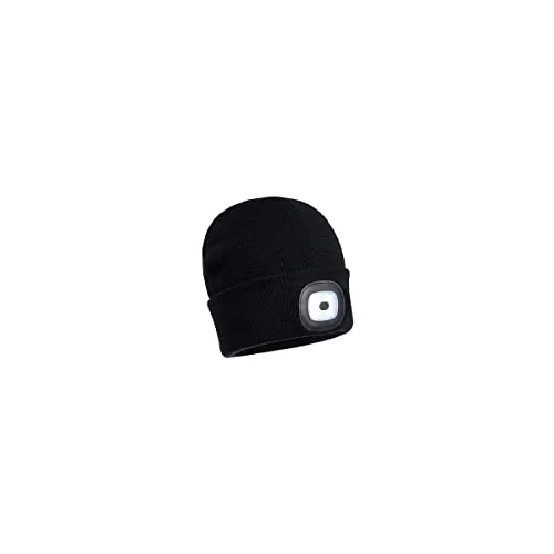 Tijdelijke aanbieding: Portwest B029 Oplaadbare LED Beanie Muts, Normaal, Eén Maat, Zwart van 15.41 € naar 15.41 € (0.00% korting)
