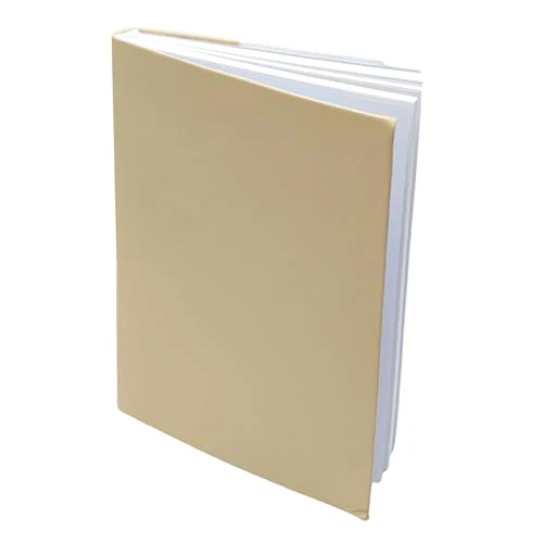 Agenda 2024 remplacement 15x21 par jour- carte blanche - coverture beige
