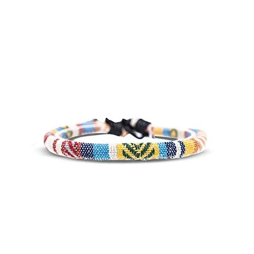 Limited-time offer: Made by Nami Surfer Beach Bracelet Men & Women - Braided Boho Summer Bracelets - Handmade Festival Jewellery - 100% Waterproof & Adjustable - Ethnic Hippie Style (Yellow) from 4.99 £ to 4.99 £ (save 0.00%)