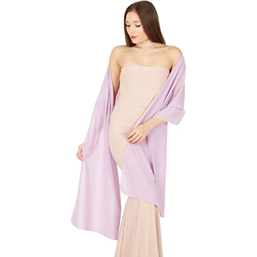Offre limitee: BlackButterfly Etole Châle Wrap En Mousseline De Soie Pour Mariage, Bal De Promo, Soirée (Lilas, Taille unique) de 19.99 EUR a 10.99 EUR (economie 45%)
