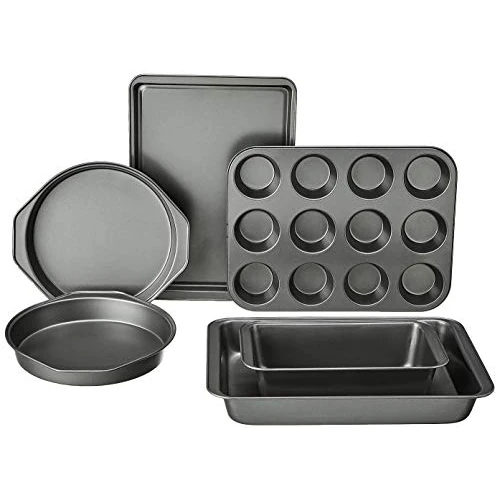 Offerta a tempo: Amazon Basics Set da 6 teglie da forno antiaderenti - 13% da 39.02 € a 33.94 €