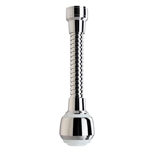 Offerta a tempo: Siroflex 2510/1S Milady Doccino Per Lavandino Cucina Con Cannuccia Flessibile In Ottone Made in Italy | Aeratore Rubinetto Cromato Bianco | Areatore Per Rubinetti | Rompigetto Rubinetto Cucina - 36% da 15.61 € a 9.96 €