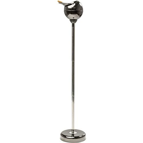 Offerta a tempo: Kare Design Portacenere A Stelo Spheric, Metallo Antracite, 72Cm, Coperchio Chiudibile, Altezza Regolabile 37-72 Cm, Con Posasigaretta, Retrò - 20% da 37.50 € a 29.95 €