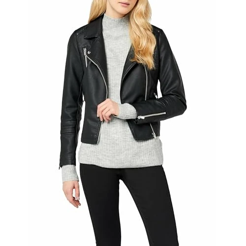 Offre limitee: ONLY Veste en Similicuir ONLGEMMA Veste en Similicuir Black 40 Black 1 40 de 49.99 EUR a 40.00 EUR (economie 20%)