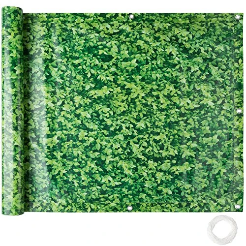 Offerta a tempo: tectake® Rivestimento Schermante Balcone, Telo Frangivista, Ombreggiante con Occhielli Rinforzati, Cordoncino Antistrappo, Resistente alle Intemperie, Idrorepellente - 0,9 x 6 m, Effetto Pietra - 40% da 40.99 € a 24.79 €