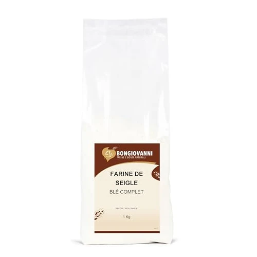 BONGIOVANNI FARINE e BONTA' NATURALI Farina Di Segale Integrale Bio, Formato da 1 Kg