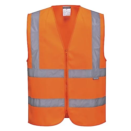 Begrenztes Angebot: Portwest – Hi-Vis Sicherheit Workwear mit Reißverschluss Band & Brace Vest von 7.43 EUR auf 6.61 EUR (Rabatt 11%)