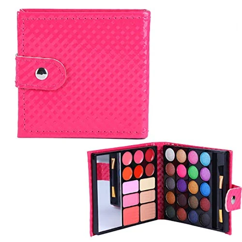Palette Fard À Paupière Maquillage Yeux, Kit Maquillage Femme 32 Couleurs, Palette de Maquillage Femme, Coffret Maquillage avec Rouge à Lèvre, Pinceaux, Bâton Contour, Correcteur, Fard à Joues