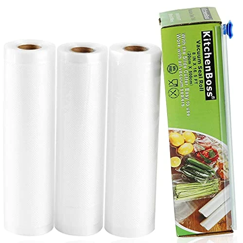 Rouleau de film alimentaire pour mise sous vide 3 Rotoli 20x500cm