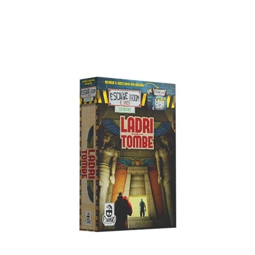 Offerta a tempo: Cranio Creations - Escape Room Il Gioco - Espansione Ladri di Tombe, Una Nuova Avventura Per Il Famoso Gioco Con Il Chrono Decoder, Espansione, Edizione in Lingua Italiana - 9% da 11.99 € a 10.93 €