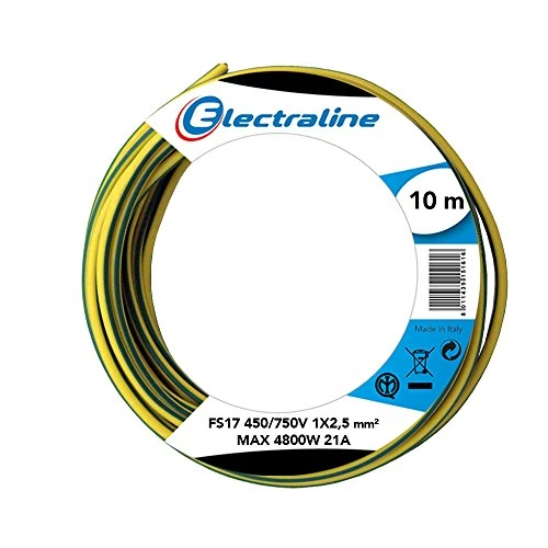 Electraline 13171 Cavo Unipolare FS17 10 mt sezione 1x2,5 mm²