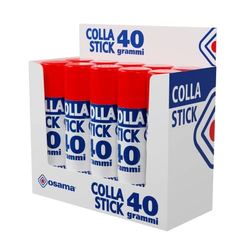 Limited offer: Osama Colla 14023 Glue Stick, 40 Grams, Pack of 10 from 13.00 EUR to 10.60 EUR (save 18%)