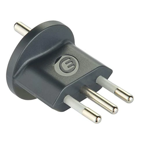 Oferta limitada: Electraline 70035 - Adaptador Permanente de Enchufe alemán, Schuko/Europeo a Italiano, 10 A, Negro de 7.11 EUR a 7.11 EUR (ahorro 0%)