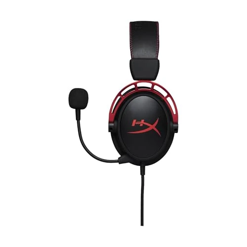 Offerta a tempo: HyperX Cloud Alpha, Cuffie da Gaming con Jack Audio da 3,5 mm, Comandi sul Cavo, Telaio in Alluminio, Cuscinetti in Memory Foam Rivestiti in Similpelle, Adatto per PS4, Xbox e PC, Nero/Rosso - 17% da 99.99 € a 82.99 €