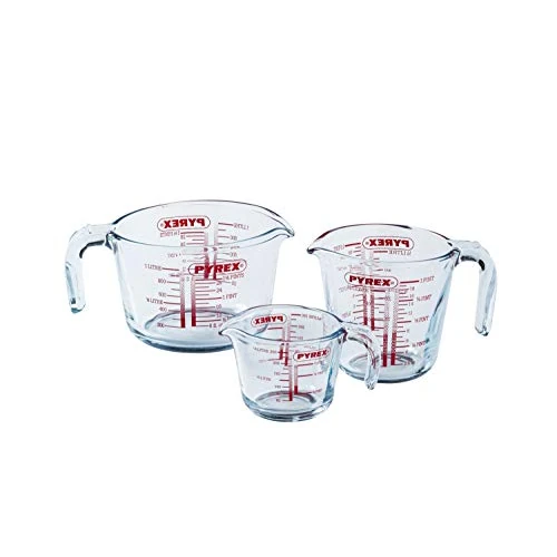 Limited-time offer: Pyrex 912S992/7041 Jug Set, glass, Transparent from 26.19 GBP to 20.95 GBP (save 20%)