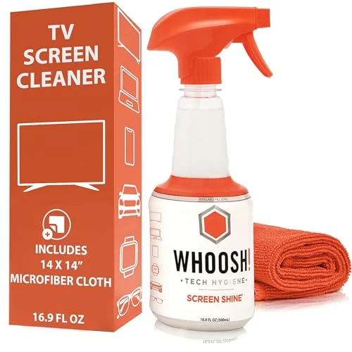 Limited-time offer: WHOOSH! Screen Shine Pro – Refillable TV Screen Cleaner & Cloth, 16.9 fl oz from $19.99 to $19.99 (save 0.00%)