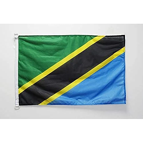 Offre limitee: AZ FLAG - Drapeau Tanzanie - 45x30 cm - Pavillon Nautique Tanzanien Spécial Bateau Et Extérieur En Maille Bloquée Avec Anneaux Plastiques Intégrés - 30g de 8.95 EUR a 8.95 EUR (economie 0%)