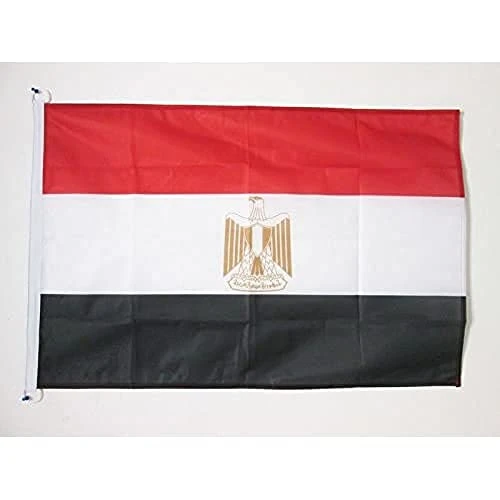 Limited-time offer: AZ FLAG Egypt Boat Flag 45x30 cm Mesh Polyester Plastic Rings from 9.95 £ to 8.95 £ (save 10%)