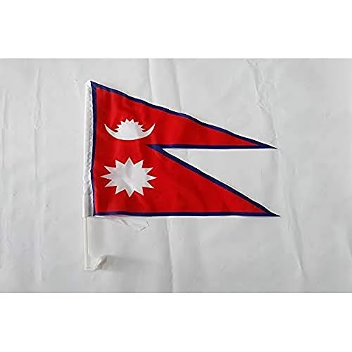 Oferta limitada: AZ FLAG Bandera de Coche Nepal 45x30cm - Banderina Auto Nepalí 30 x 45 cm, Banderita ventana coche, Car Flag de 10.95 € a 10.95 € (ahorro 0.00%)