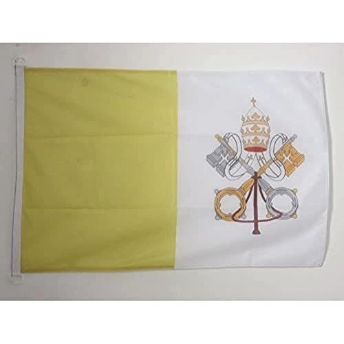 Limited-time offer: AZ FLAG Vatican City Boat Flag 45x30 cm Mesh Polyester Plastic Rings from 9.95 £ to 9.95 £ (save 0.00%)