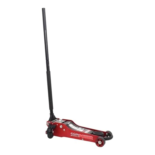 Limited-time offer: KS Tools - 161.0365 - Hydraulic Jack 2t - Extra Flat Aluminium/Steel Car Jack - Height Mini 90 mm - Max Height 422 mm from 451.83 £ to 451.83 £ (save 0.00%)