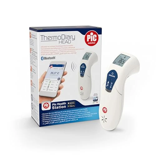 Offerta a tempo: Pic Solution ThermoDiary Head – Termometro a Infrarossi Frontale a Distanza Connesso alla App - 19% da 36.11 € a 29.25 €