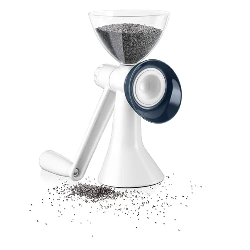 Limitiertes Angebot: Tescoma HANDY Mohnmühle manuell mit rutschfest mit Tischmontage zum Mahlen von Mohn Leinsamen Gewürzen und Samen ideal für die Zubereitung von Füllungen Gebäck und Süßspeisen von 49.90 EUR auf 33.75 EUR (Spare 32%)