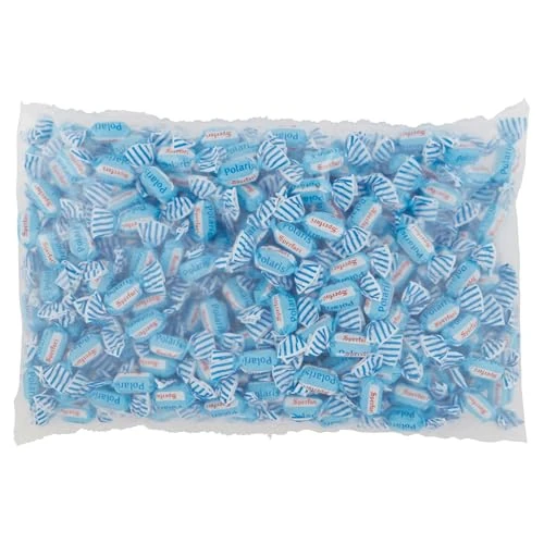 Sperlari - Caramelle Dure Polaris, Gusto Menta Piperita Piemontese e Menta Glaciale, Senza Glutine - Sacchetto da 1 Kg