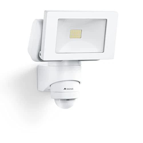 Oferta limitada: Steinel LS 150 S Foco LED para exteriores, en color blanco, orientable, con sensor de movimiento de 240°, alcance máximo de 12 metros, consumo de 14,7 W, intensidad de 1375 lúmenes y color de 4000 K de 105.00 EUR a 76.99 EUR (ahorro 27%)