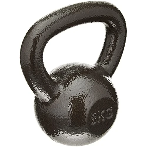 Limited-time offer: Amazon Basics Cast-Iron Kettlebell, 8 kg, Black from 22.89 GBP to 22.89 GBP (save 0%)