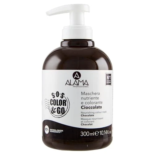 S.O.S Color&Go Masque colorant, réfléchissant et raviveur de couleur, 300 ml, chocolat