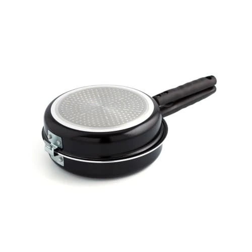 Offerta a tempo: Quid Gastro Fun Padella doppia per omelette Estampado, Alluminio, Nero, 24 cm - 15% da 27.82 € a 23.65 €