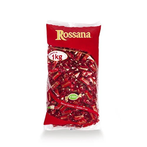 Offerta a tempo: Rossana Classica, Formato Sfuso, 1 kg | Caramelle Dure Ripiene Originali, Senza Glutine - 21% da 10.84 € a 8.55 €